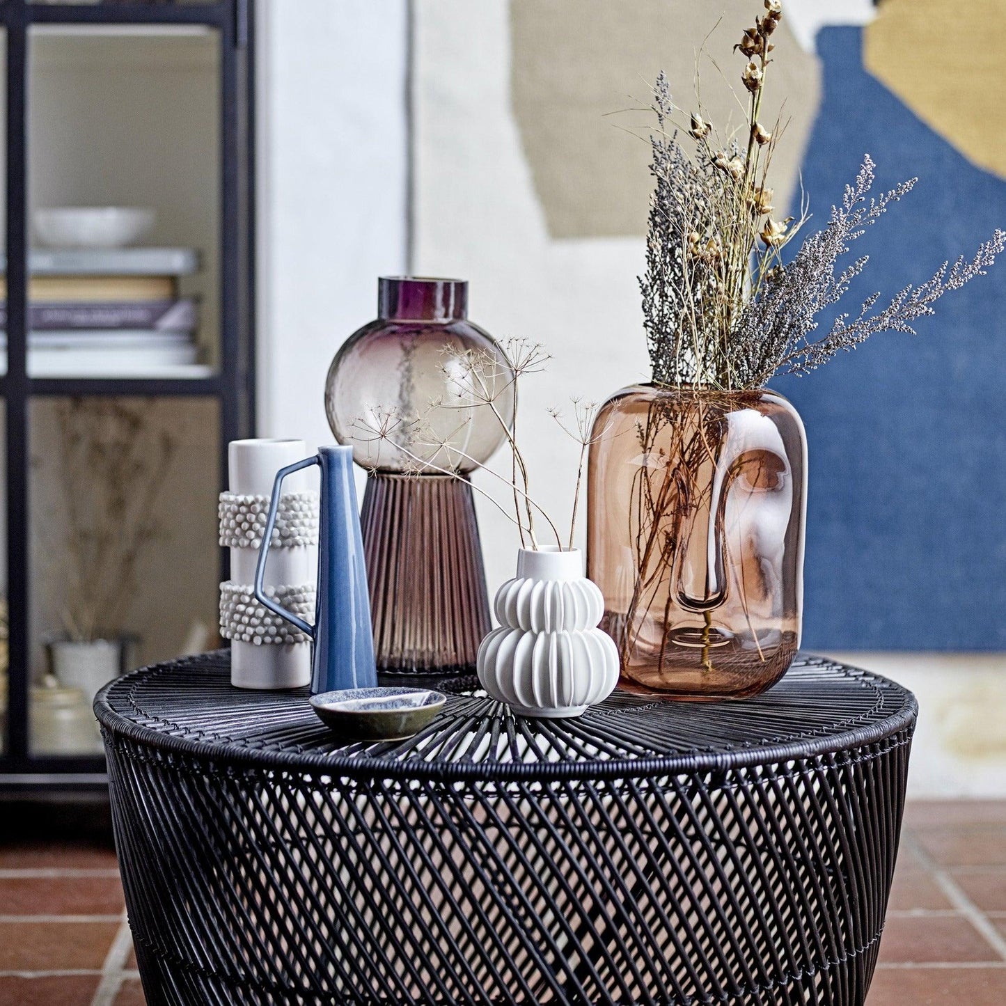 Blue Ceramic Appetizers Bowl
