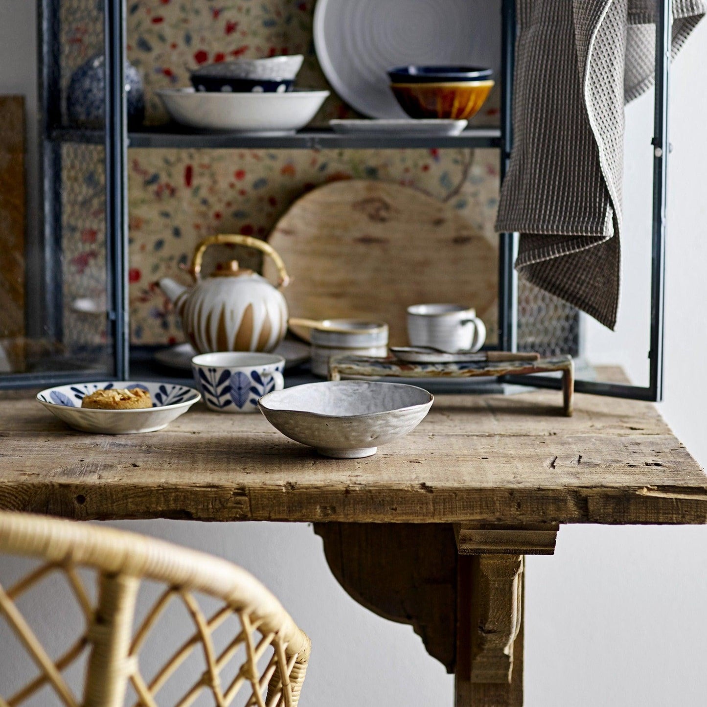 Blue Ceramic Cup Set (x6)