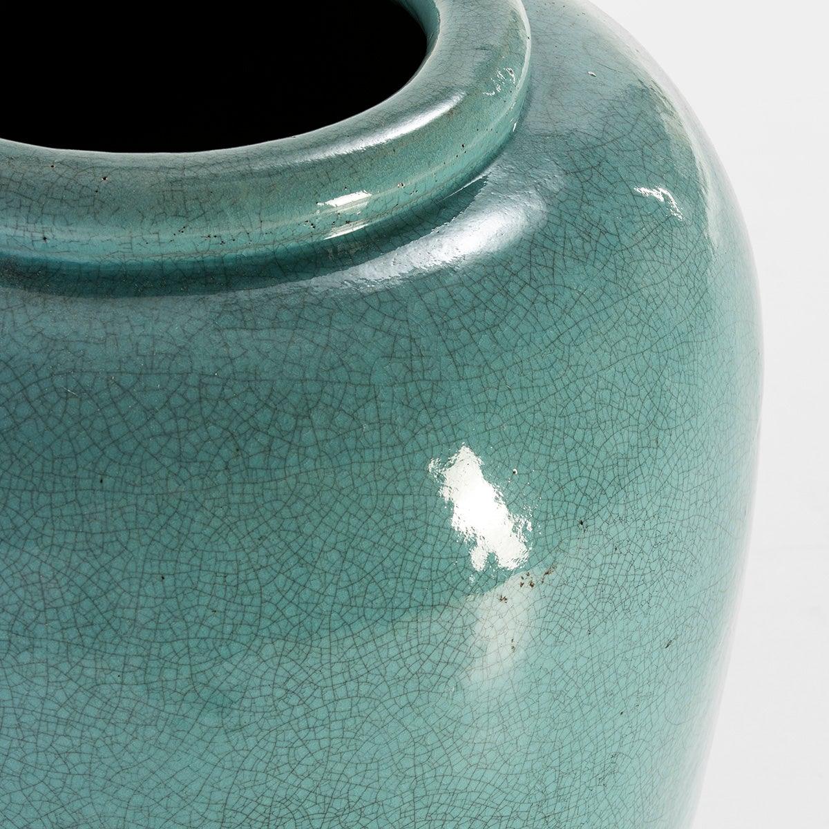 Blue Ceramic Flower Pot