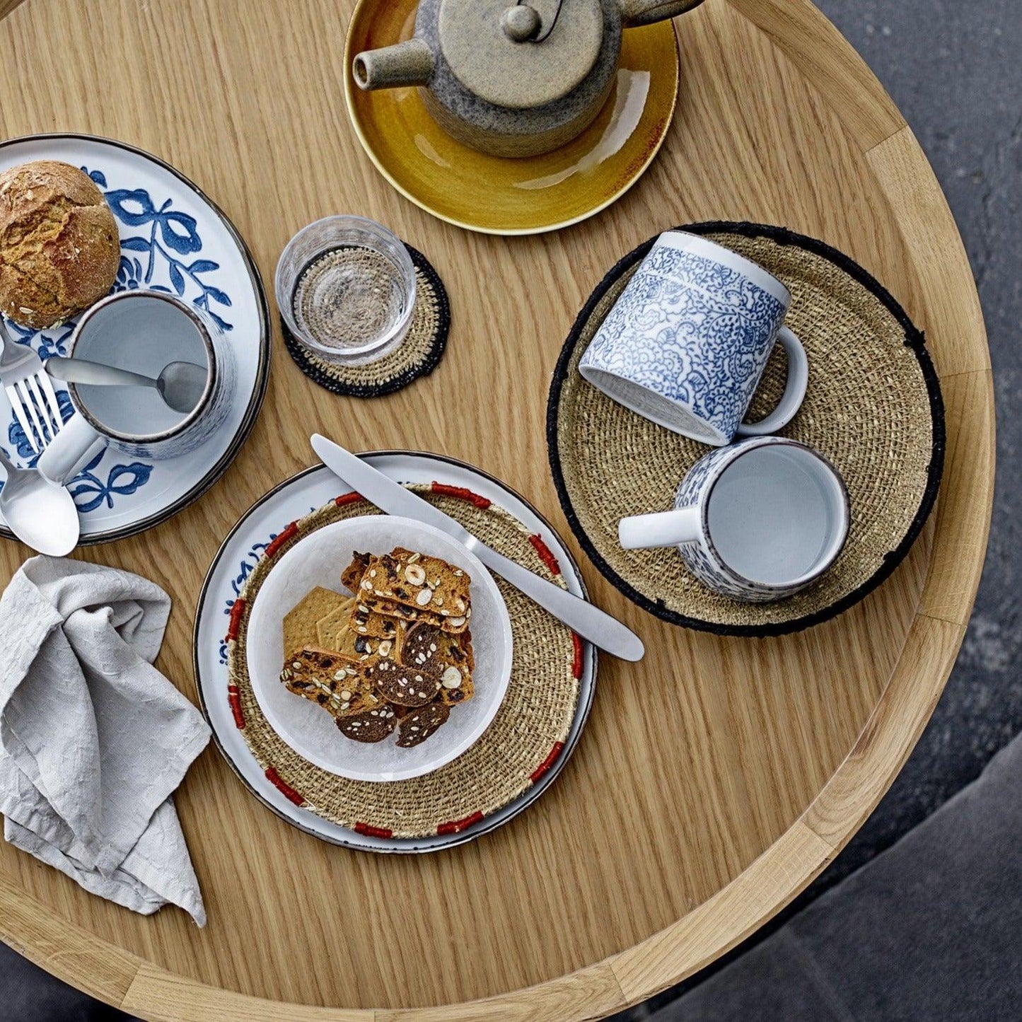 Blue Ceramic Mug Set (x2)