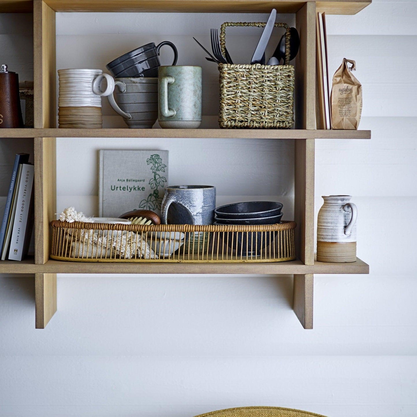 Blue Ceramic Mug Set (x6)