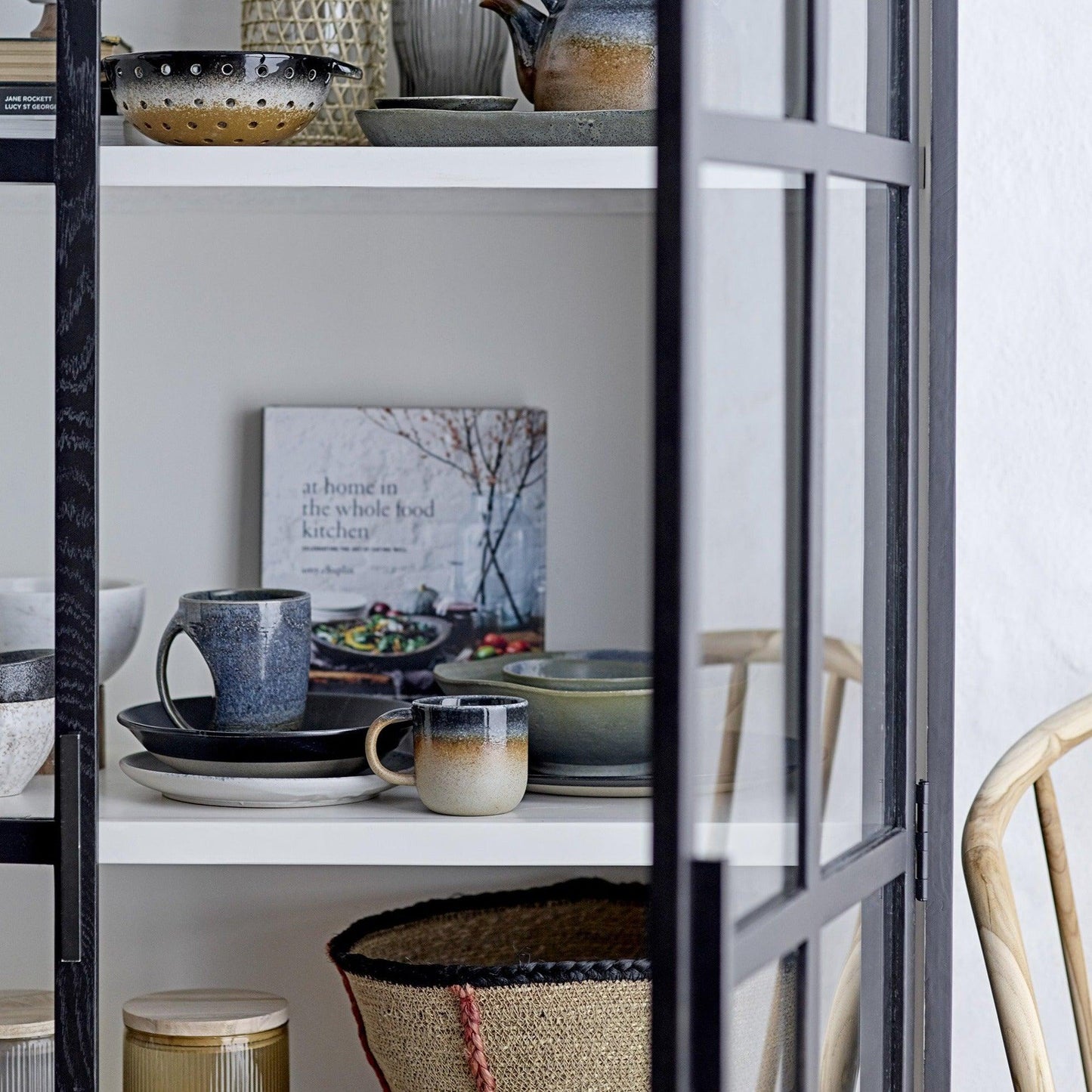 Blue Ceramic Serving Bowl