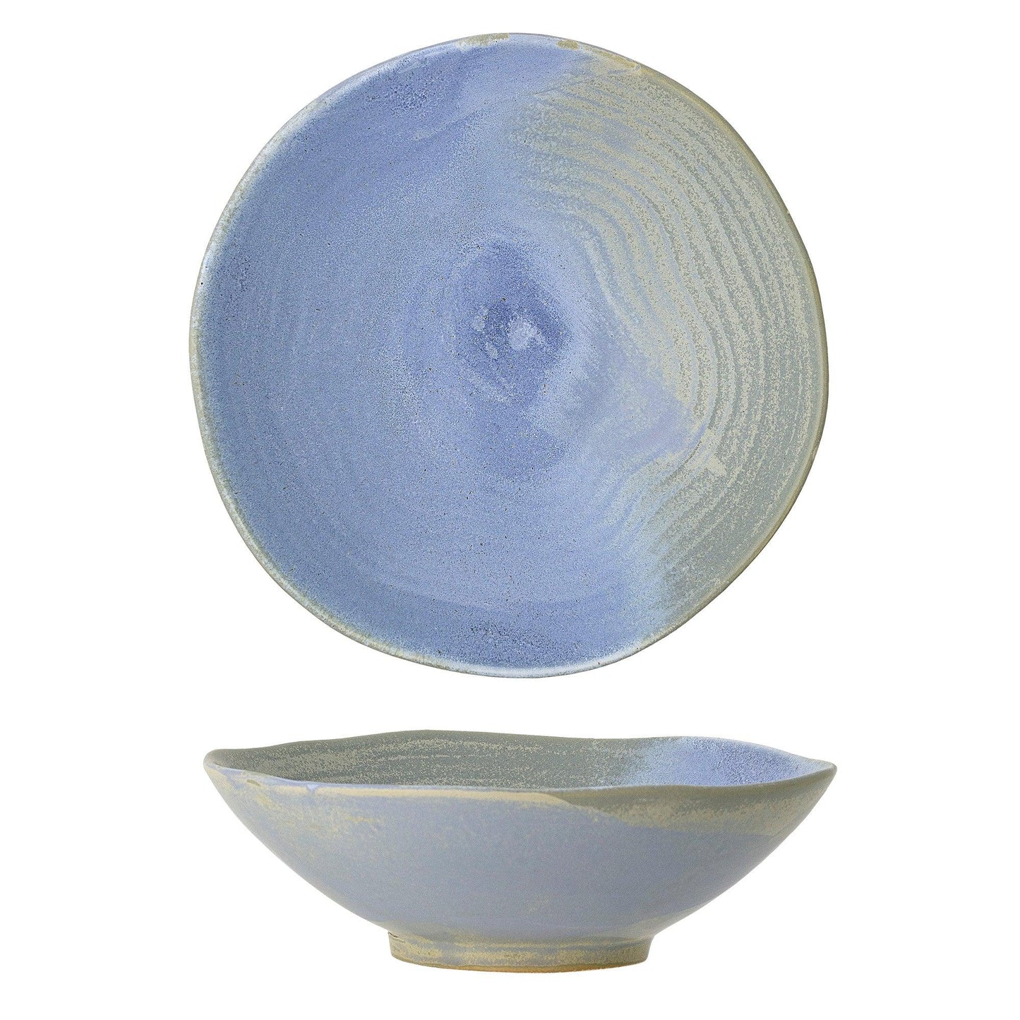 Blue Ceramic Serving Bowl