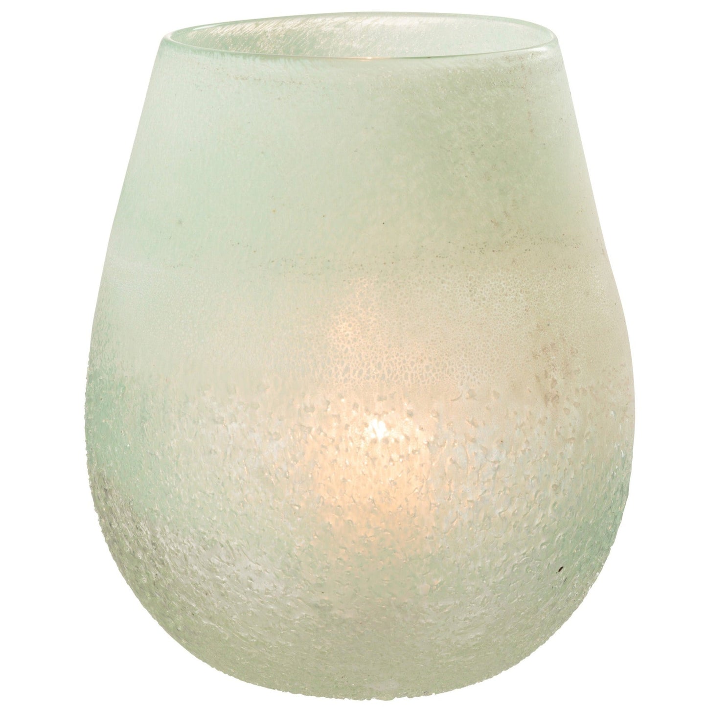 Blue Glass Tealight Holder