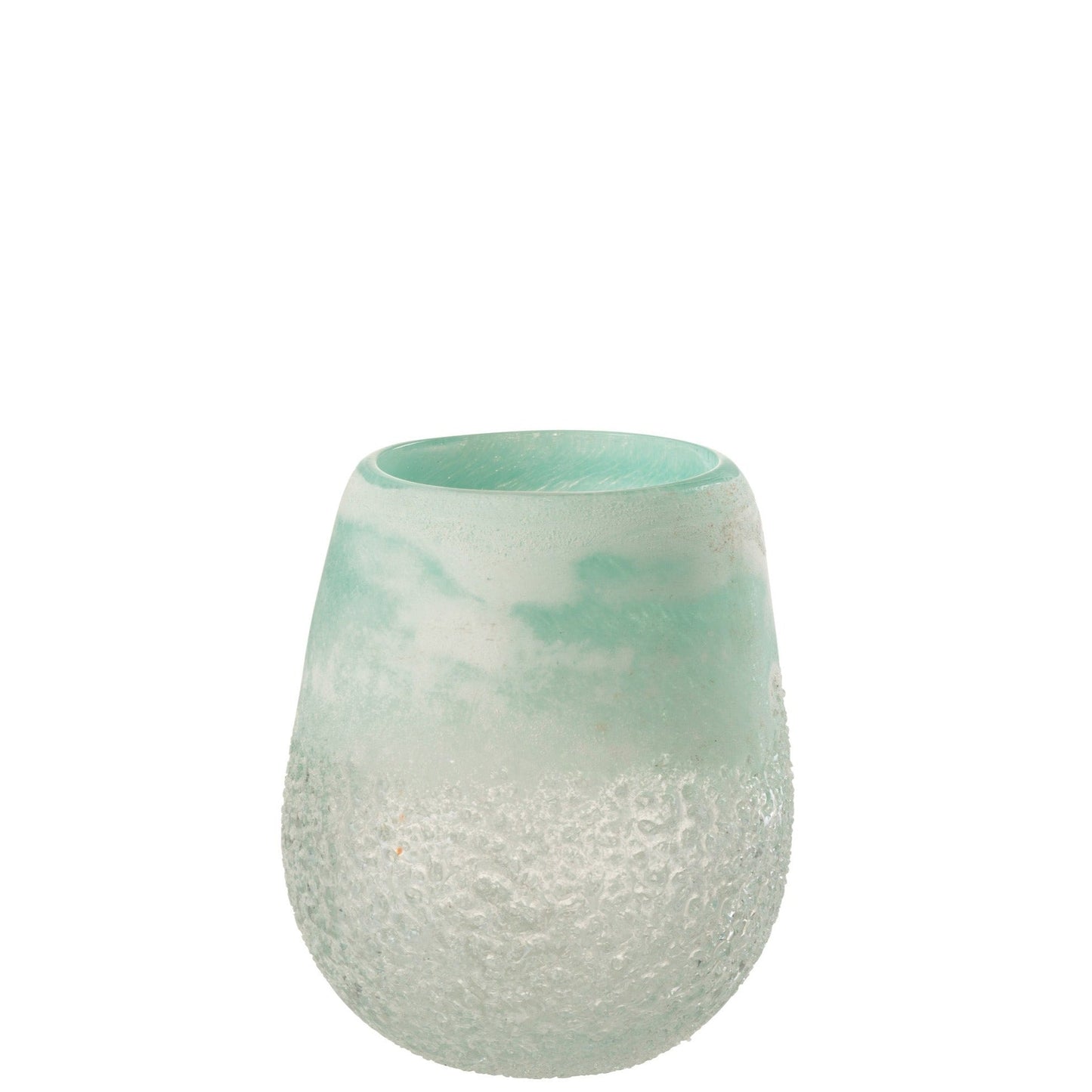 Blue Glass Tealight Holder
