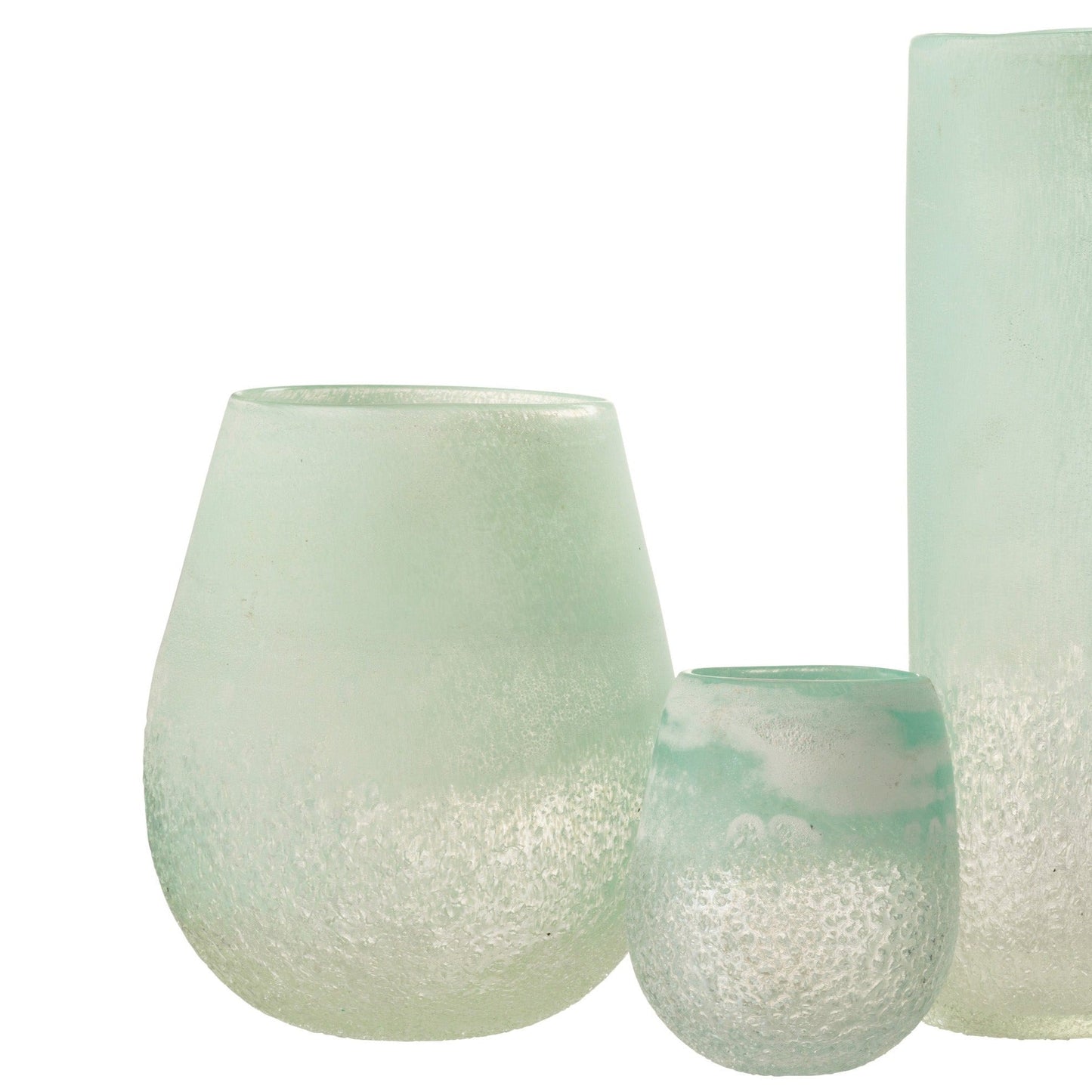 Blue Glass Tealight Holder