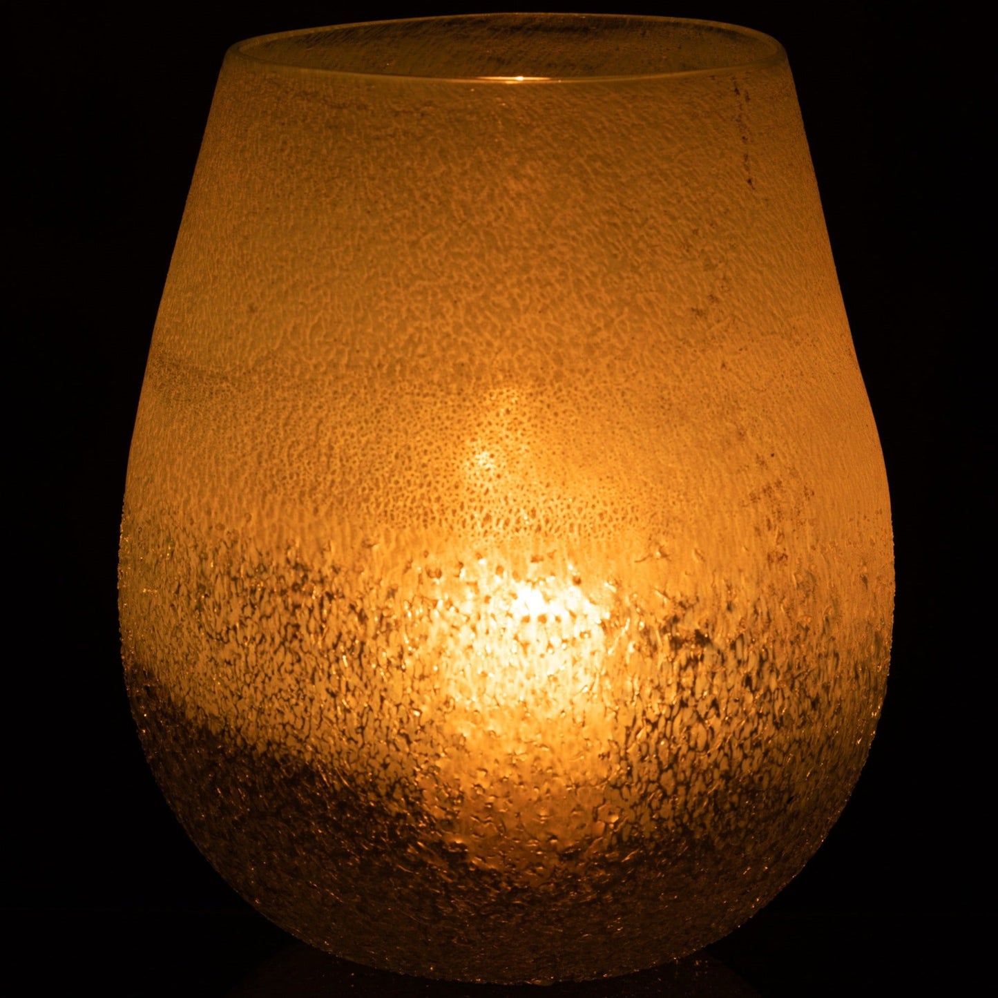Blue Glass Tealight Holder