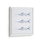Blue Swordfish Canvas