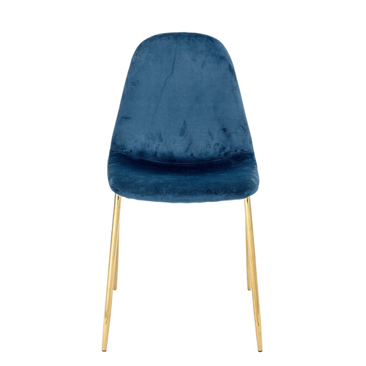 Blue Velour Chair