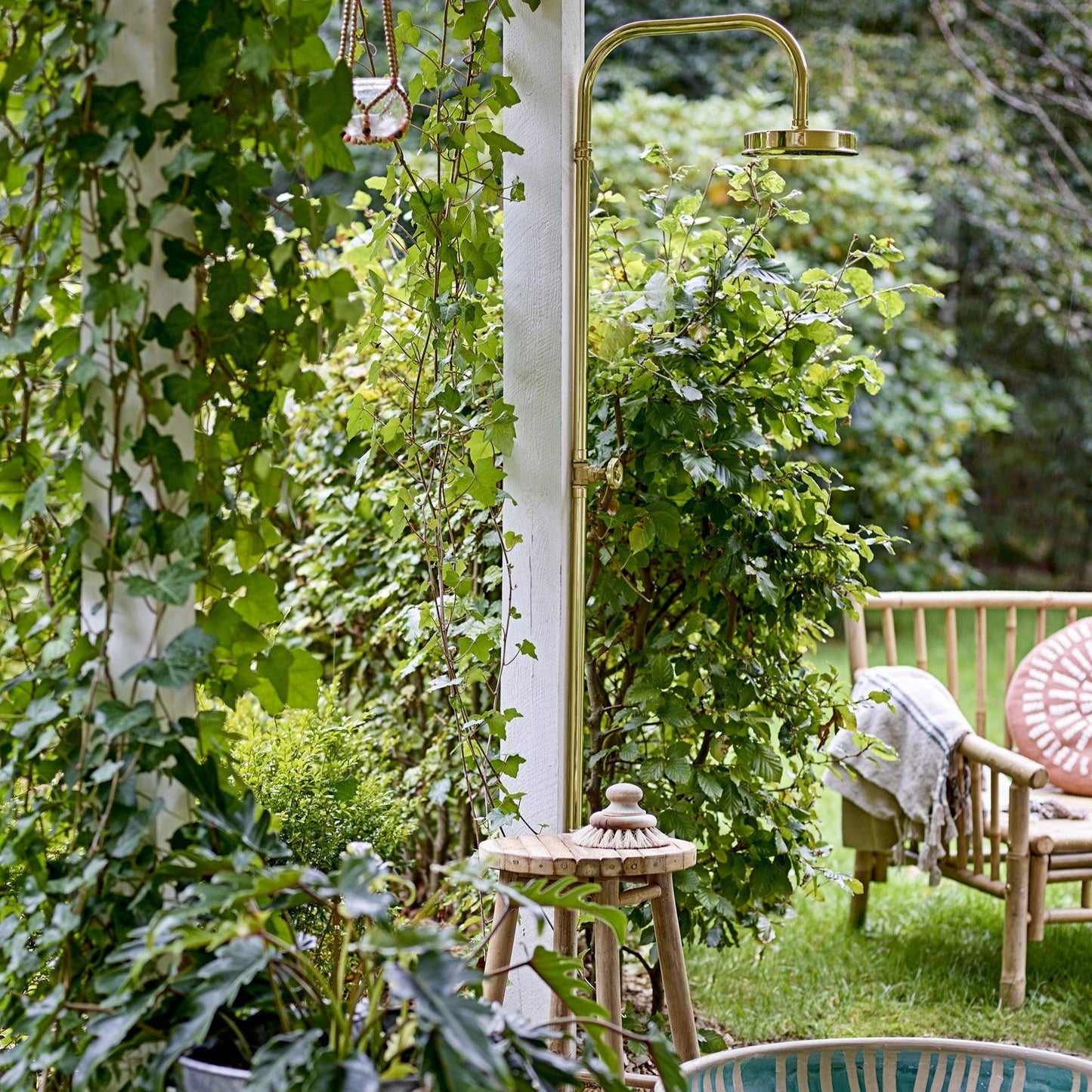 Brass Garden Shower