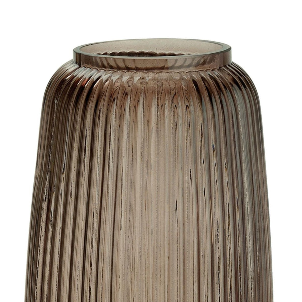 Brown Glass Vase