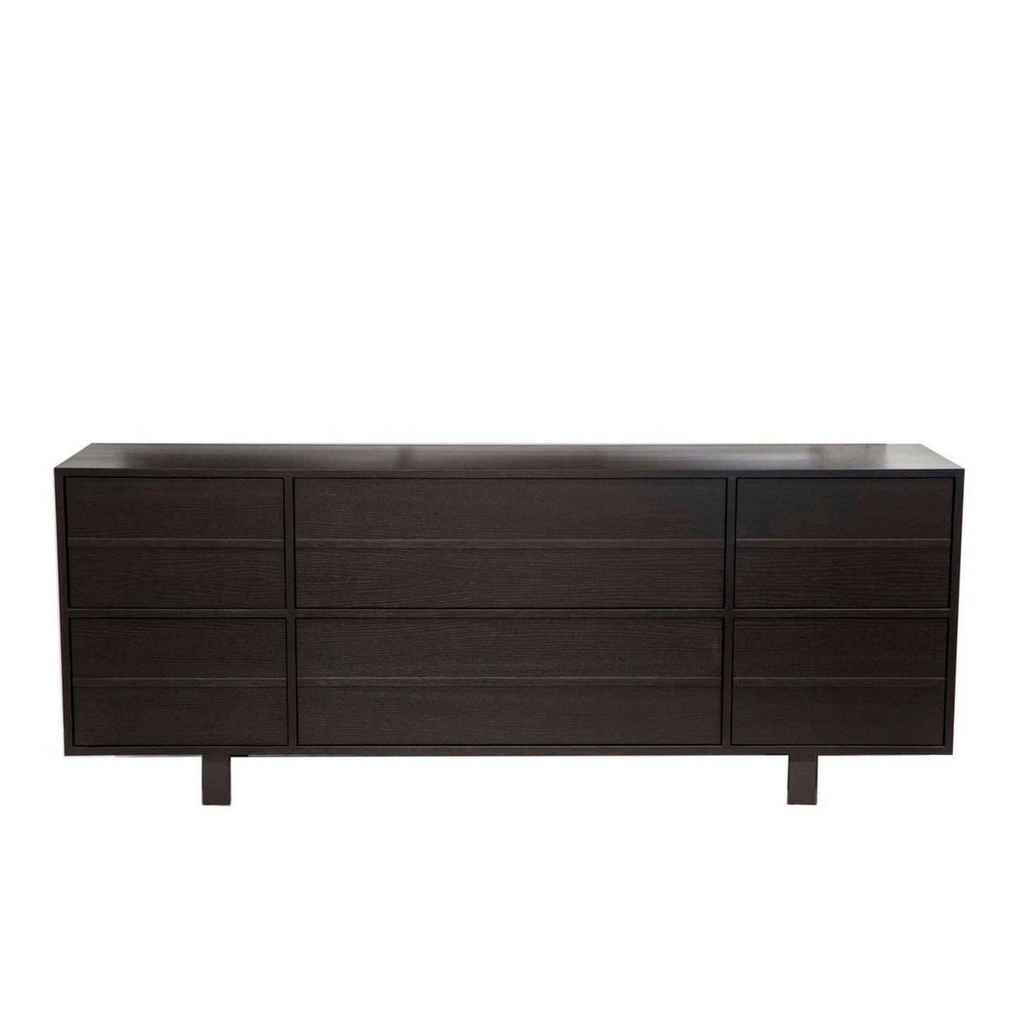 Brown Oak Wood Sideboard