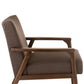 Brown Wood Armchair