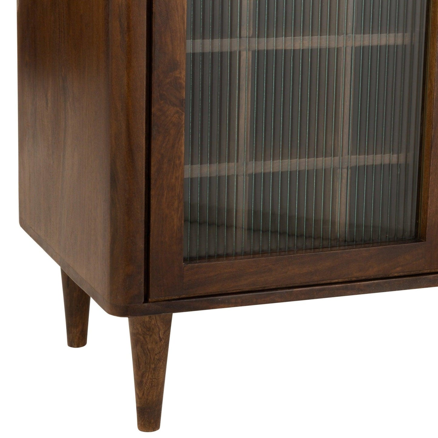 Brown Wood Bar Cabinet