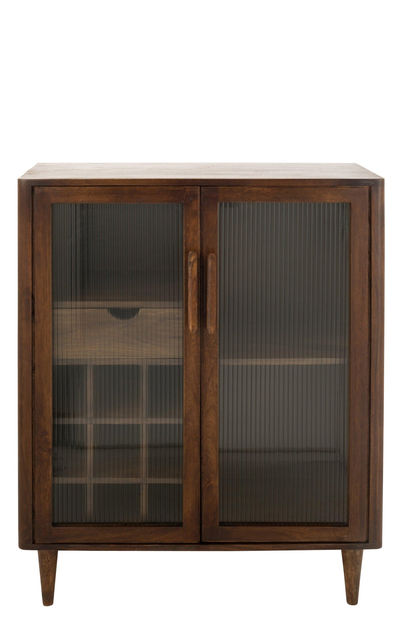 Brown Wood Bar Cabinet