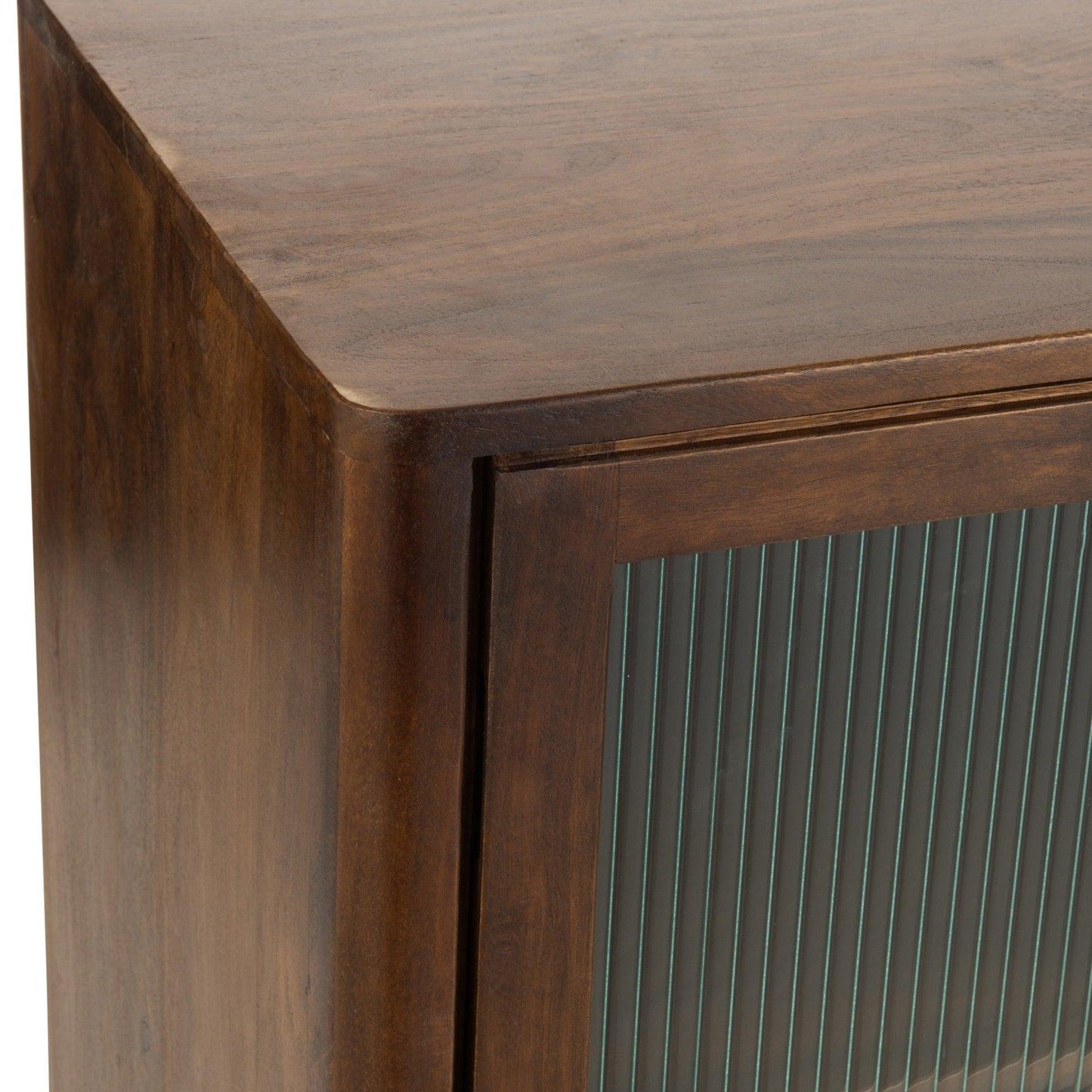 Brown Wood Bar Cabinet