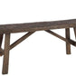 Brown Wood Bench