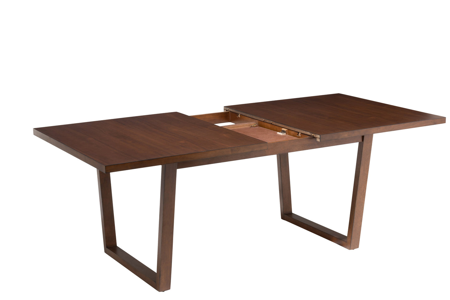 Brown Wood Extending Dining Table