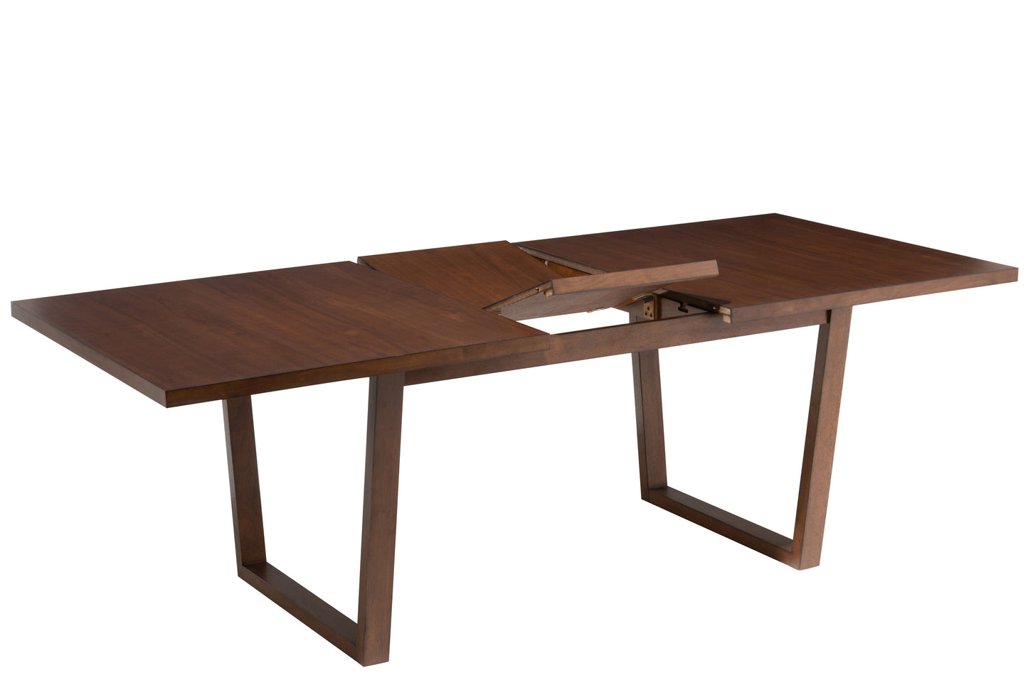 Brown Wood Extending Dining Table