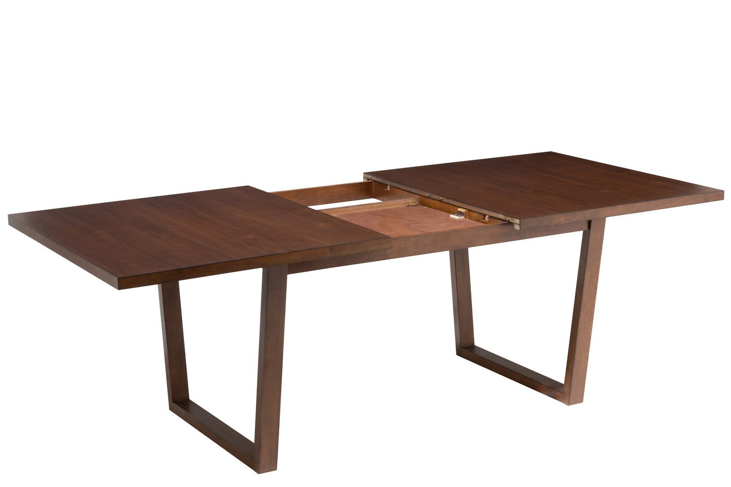 Brown Wood Extending Dining Table