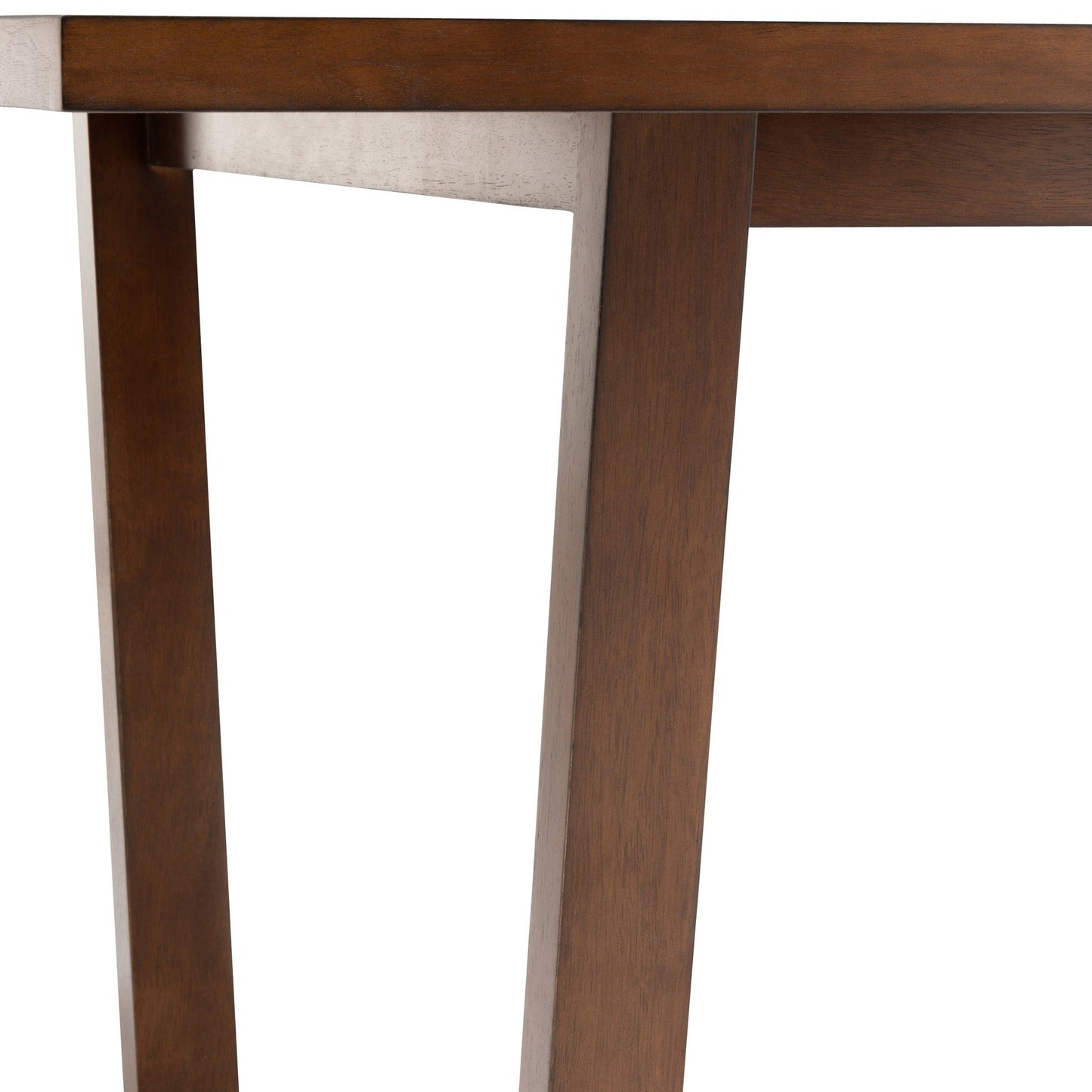 Brown Wood Extending Dining Table