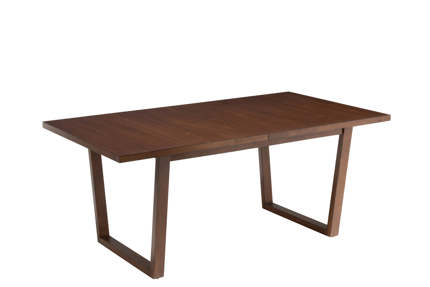 Brown Wood Extending Dining Table