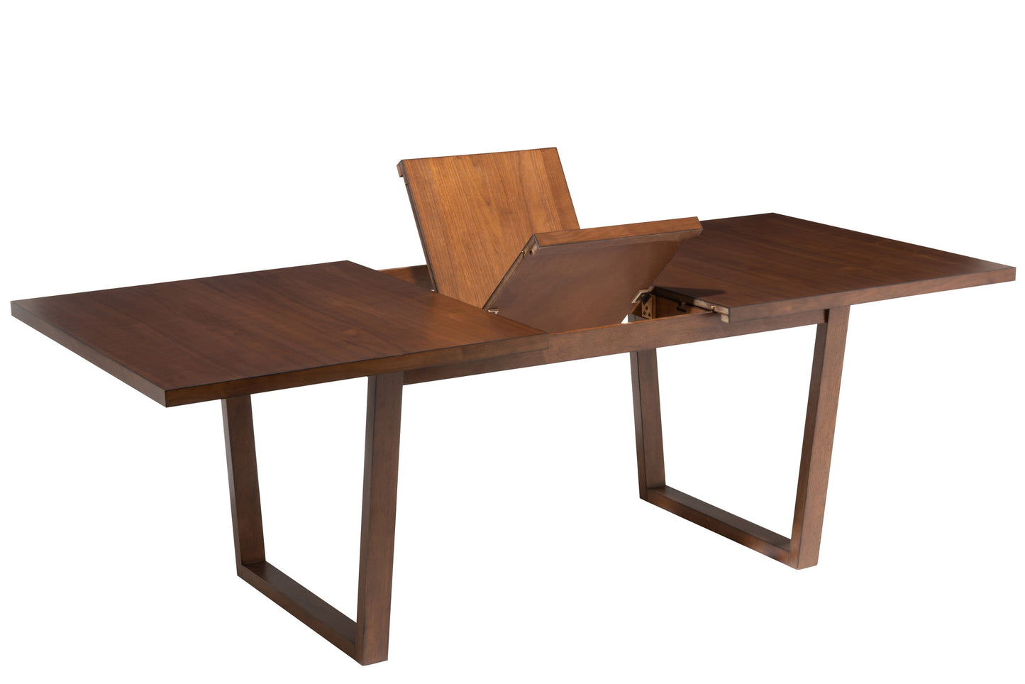 Brown Wood Extending Dining Table