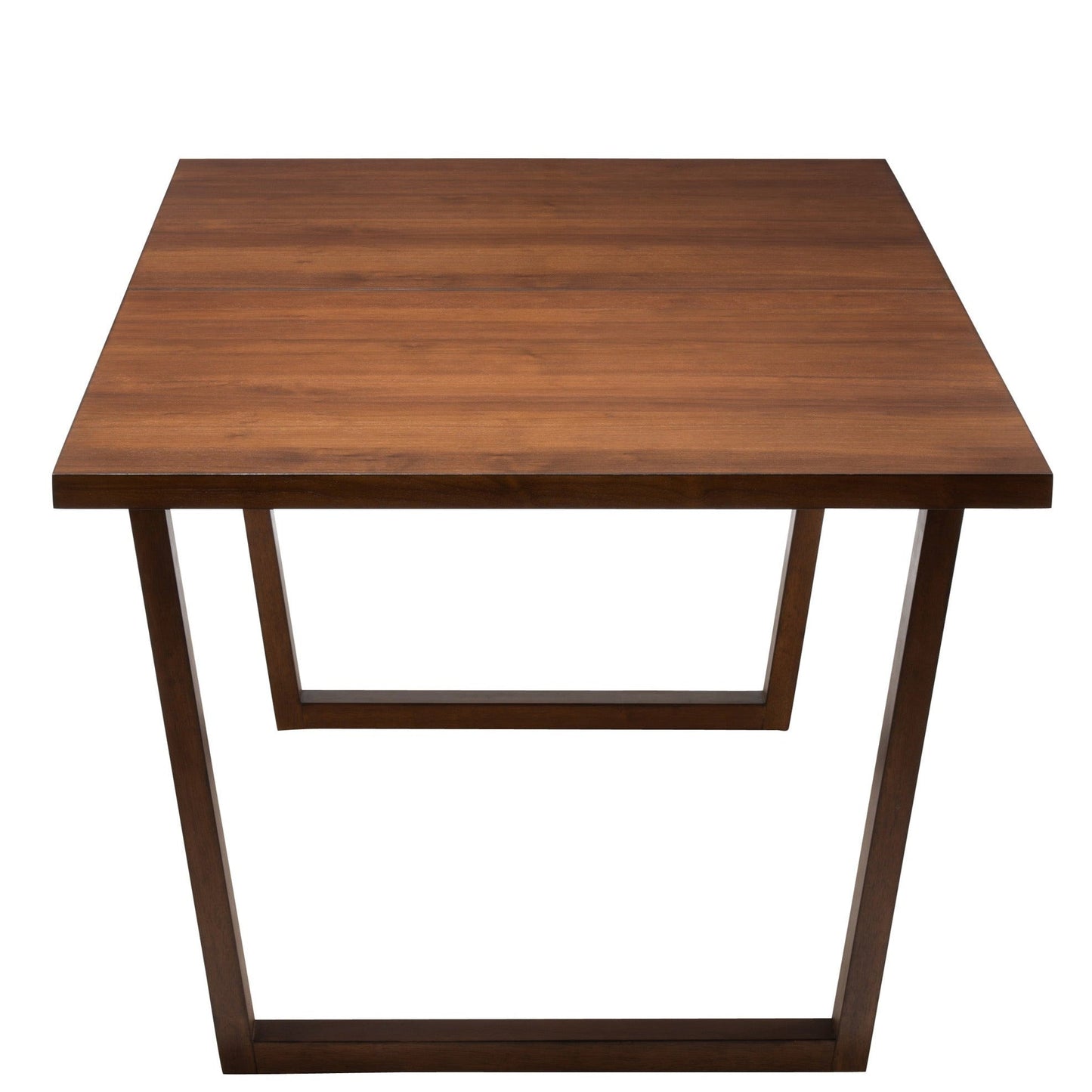 Brown Wood Extending Dining Table