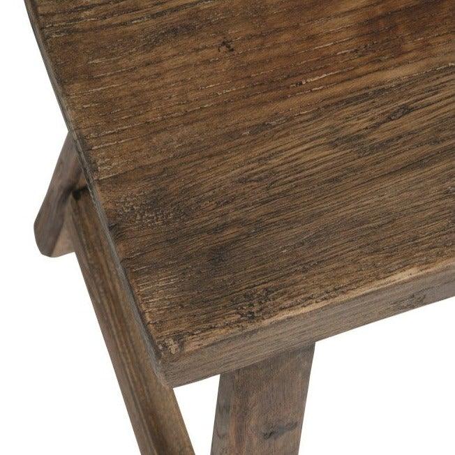 Brown Wood Stool