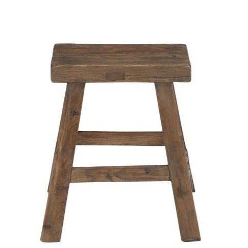 Brown Wood Stool