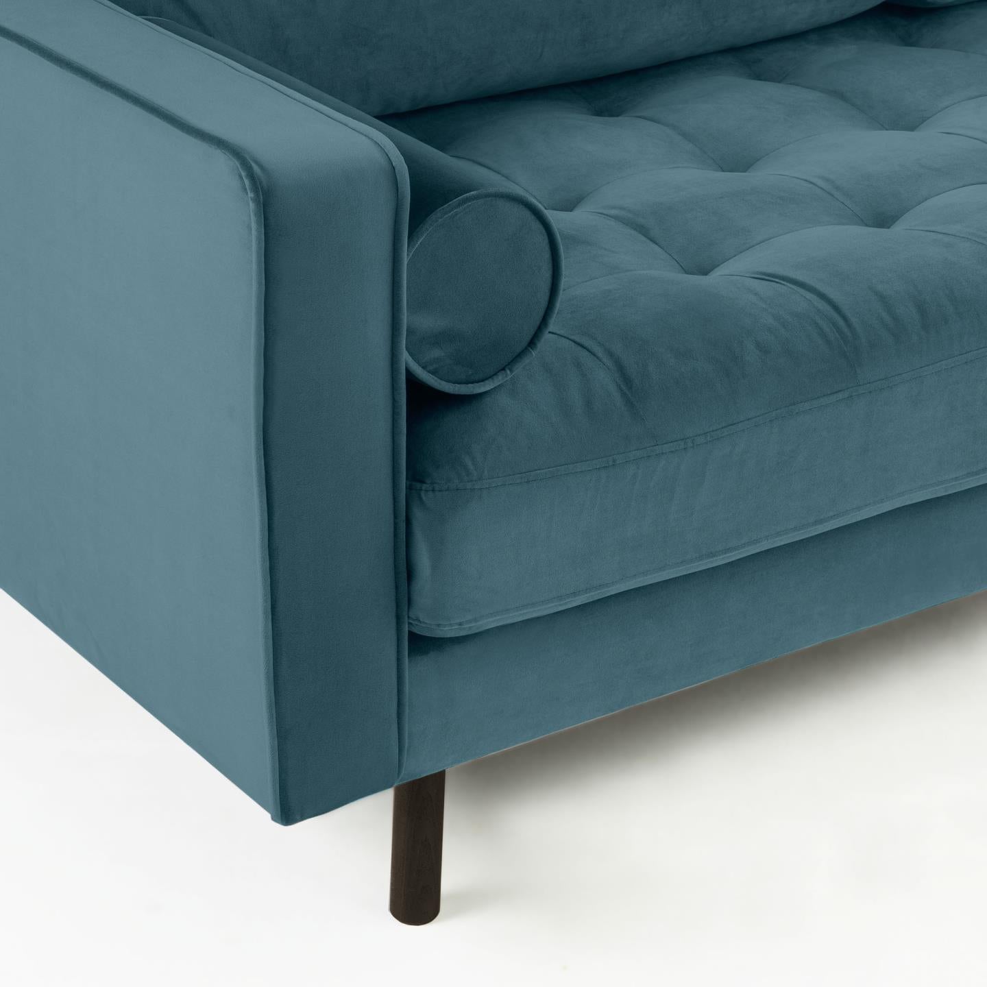 Capitonné Fabric Sofa