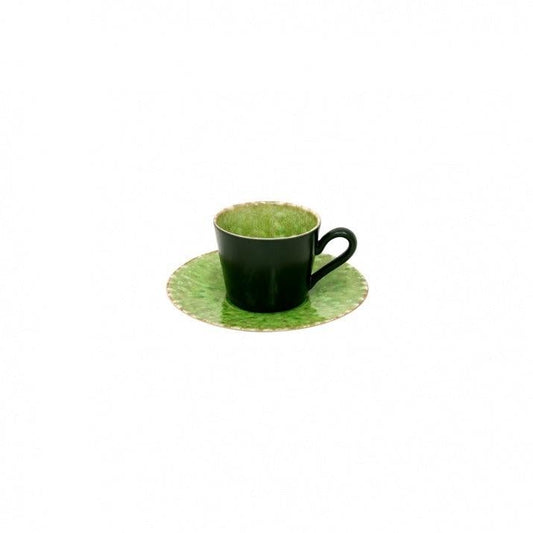 Ceramic Tea Cup & Saucer Set (x6)