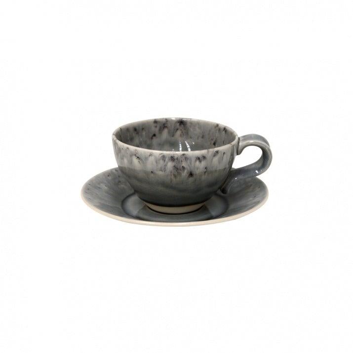 Ceramic Tea Cup & Saucer Set (x6)