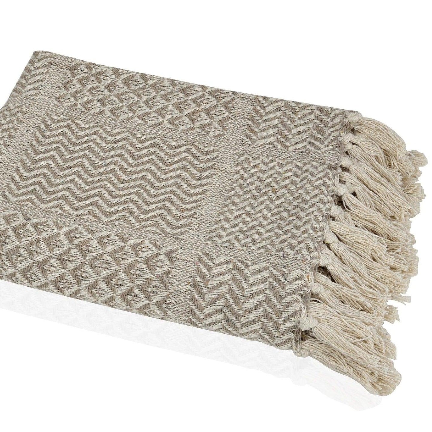 Cotton Blanket _ Dark Beige