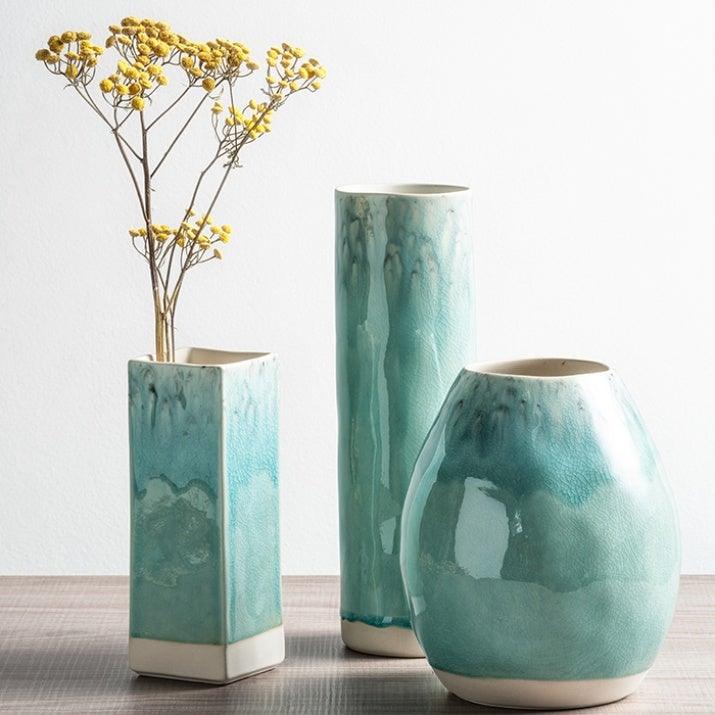 Cylindrical Ceramic Vase