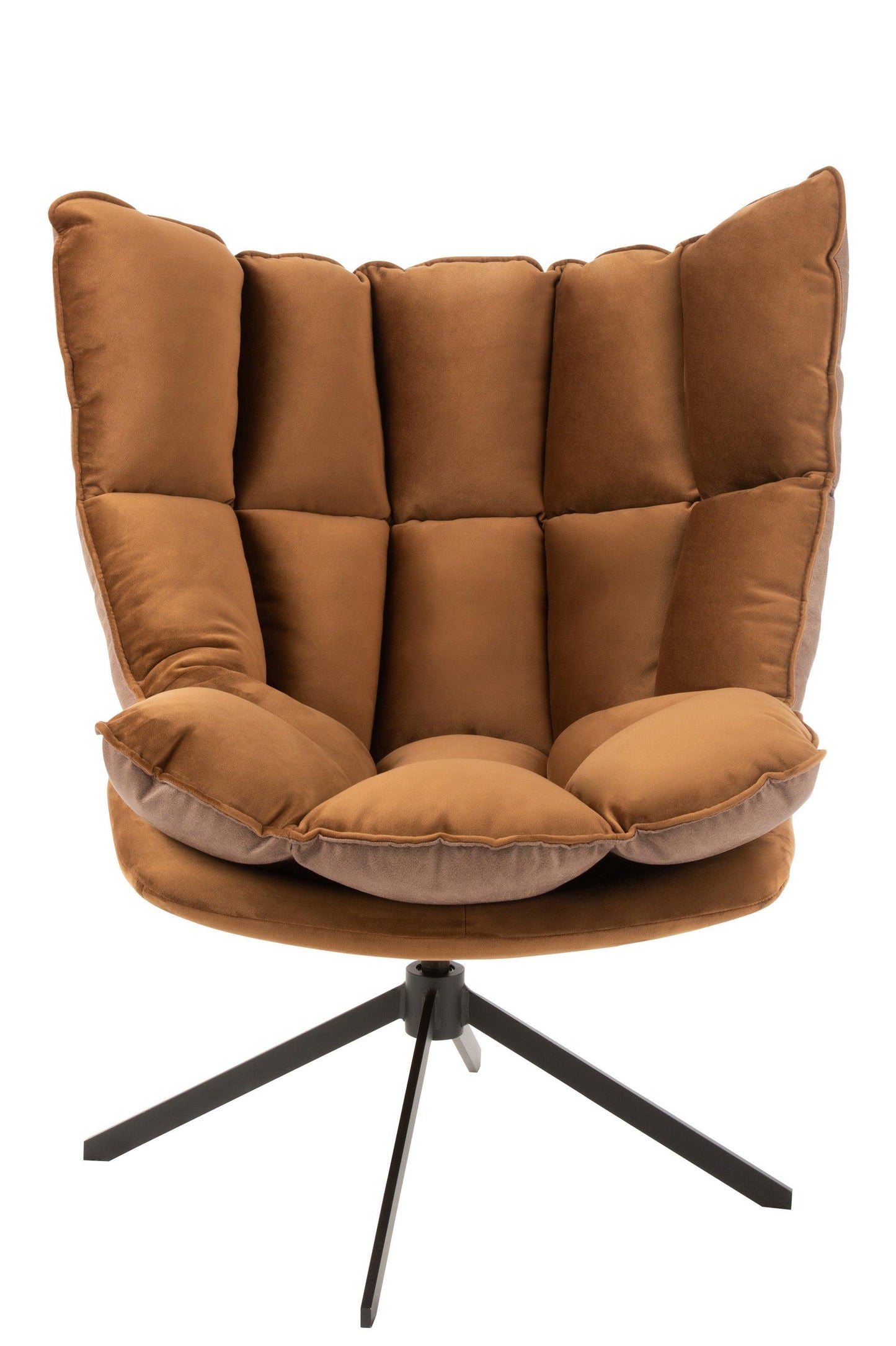 Fabric Armchair W/ Metal Legs