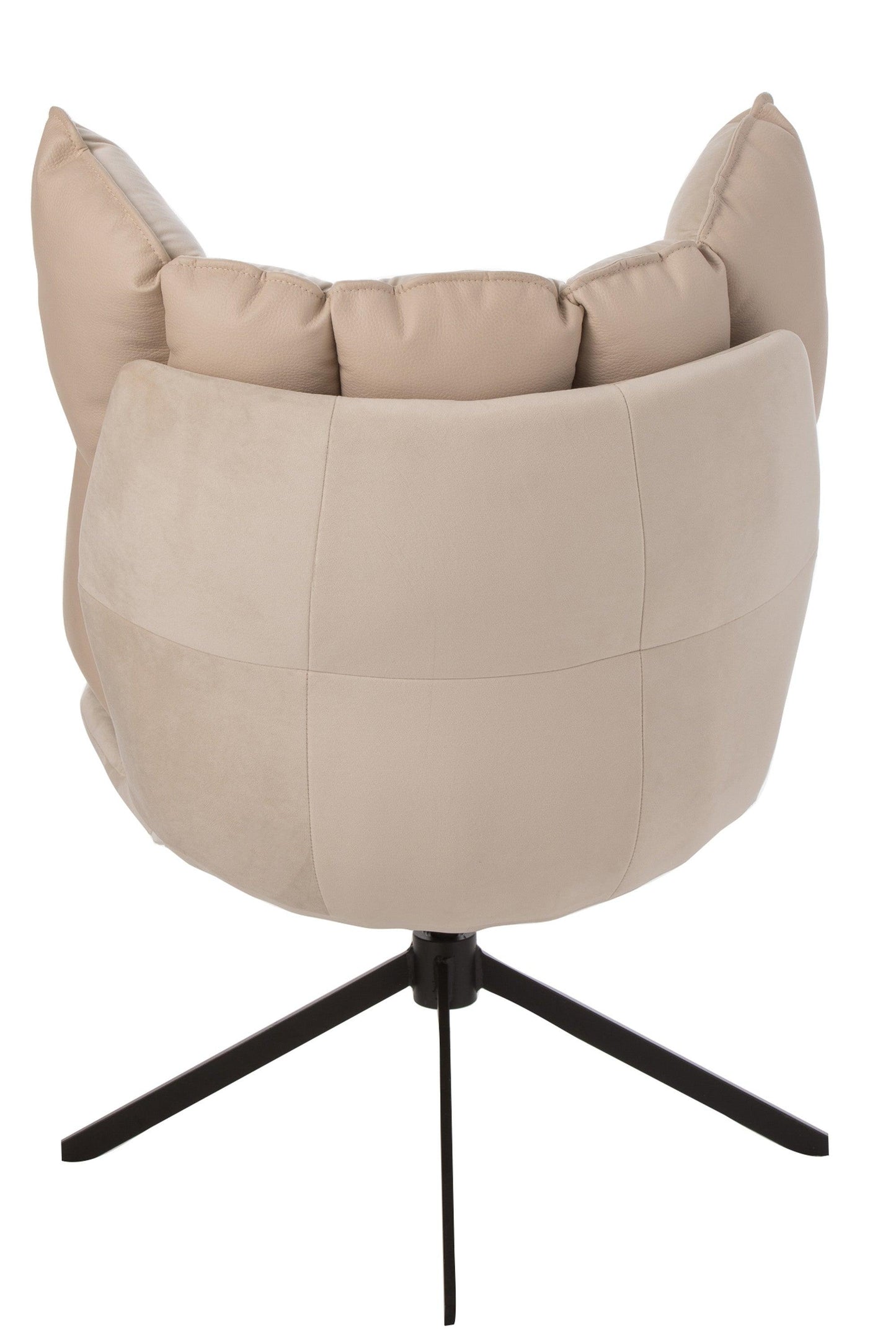 Fabric Armchair W/ Metal Legs