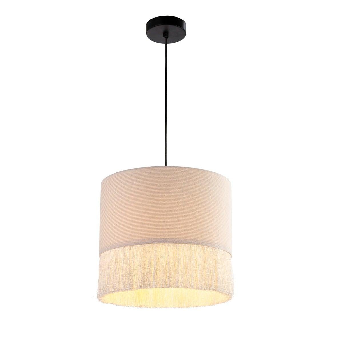 dronken Actief visie Stoffen plafondlamp met franje – Forhaus - Design & Store
