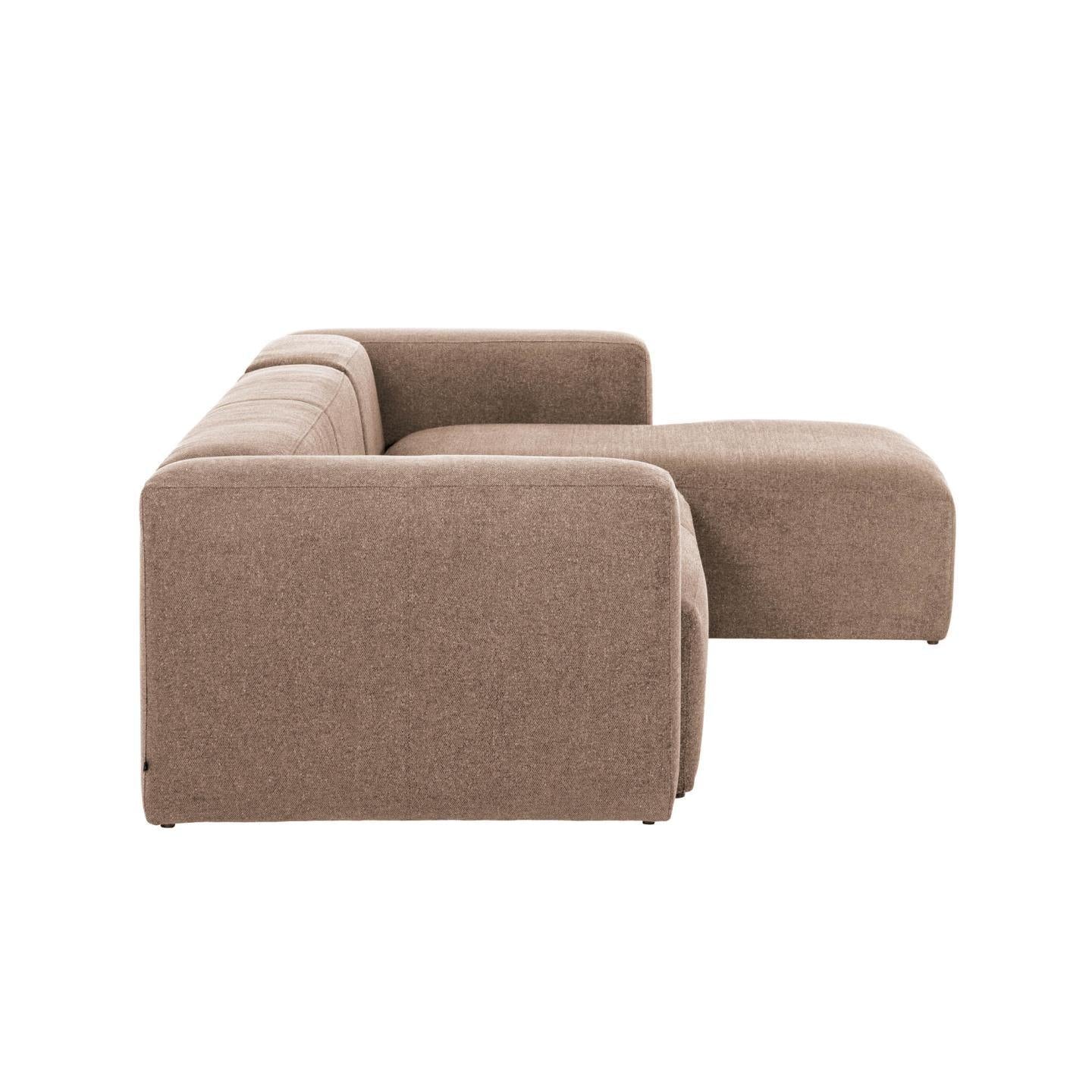 Fabric Sofa W/ Chaise Longue