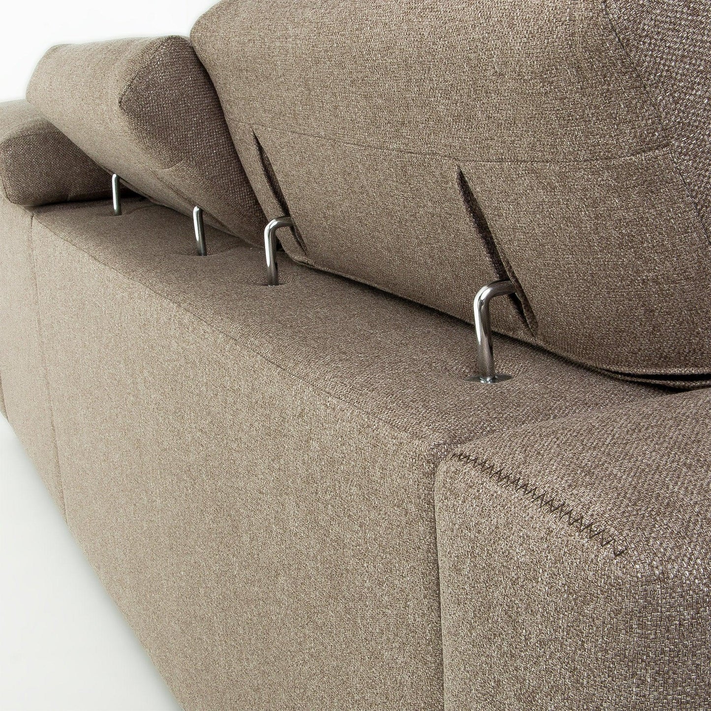 Fabric Sofa W/ Chaise Longue