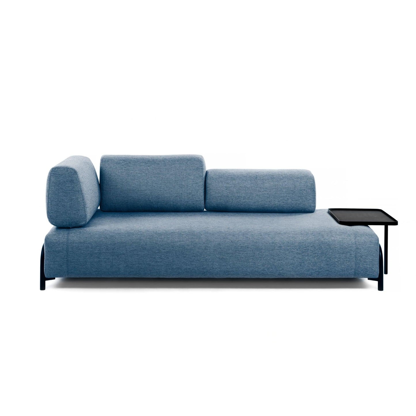 Fabric Sofa W/ Leg Tray