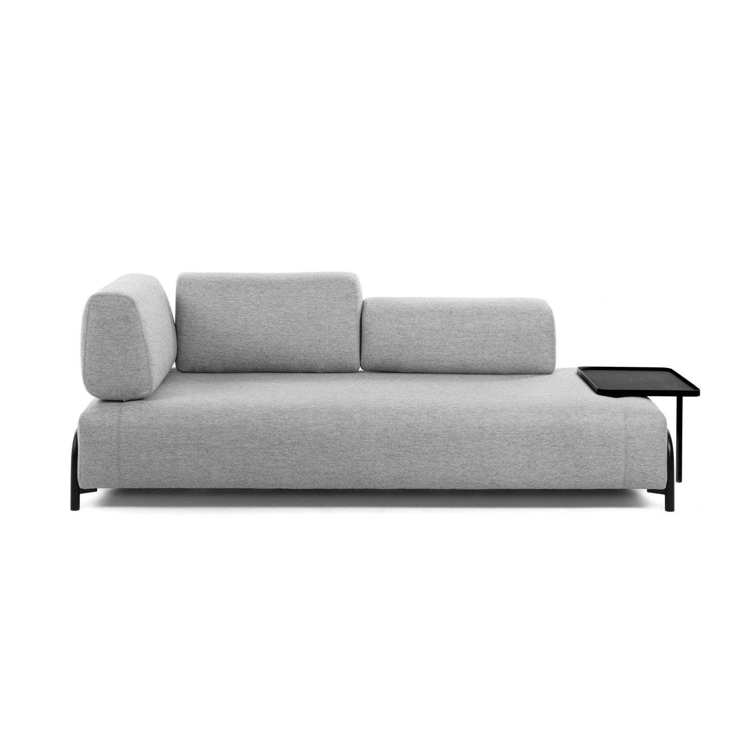Fabric Sofa W/ Leg Tray