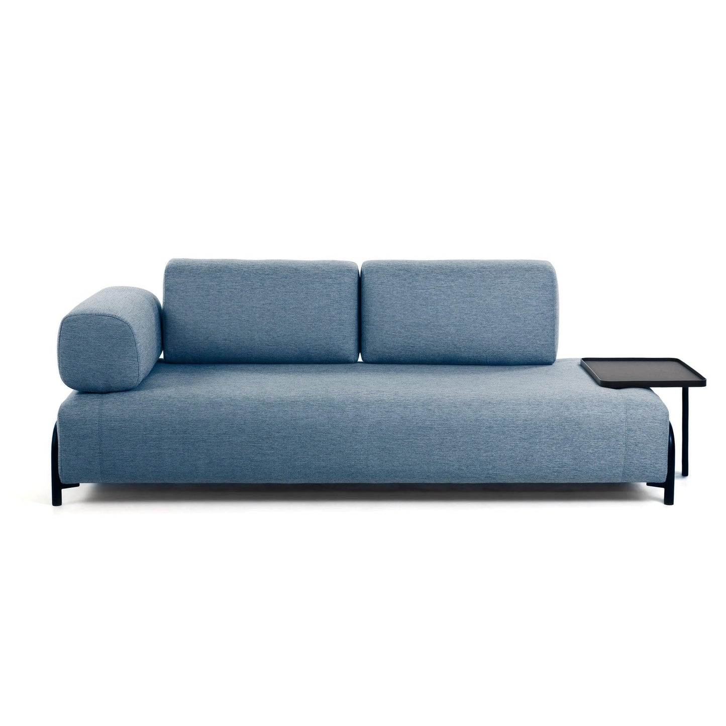 Fabric Sofa W/ Leg Tray