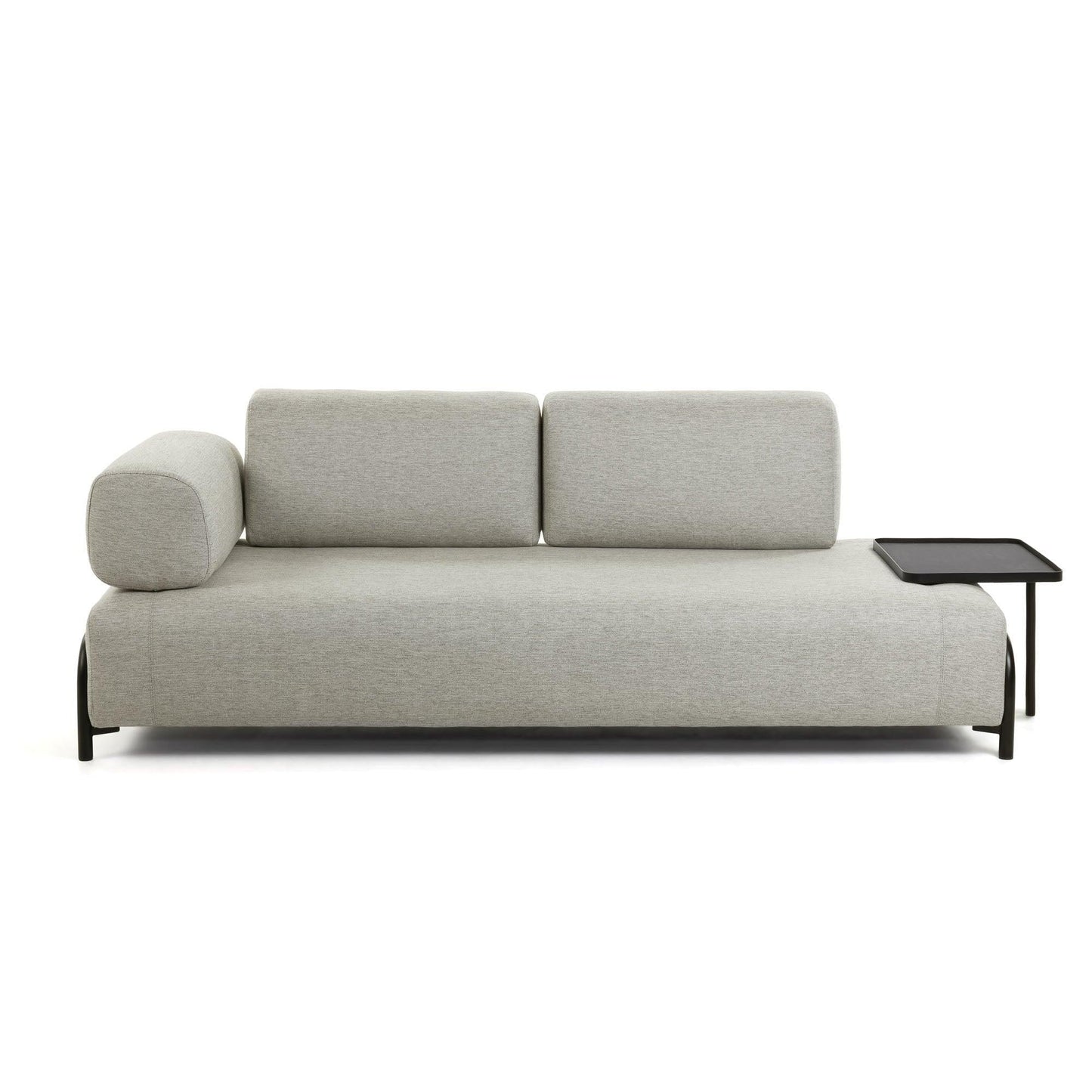 Fabric Sofa W/ Leg Tray