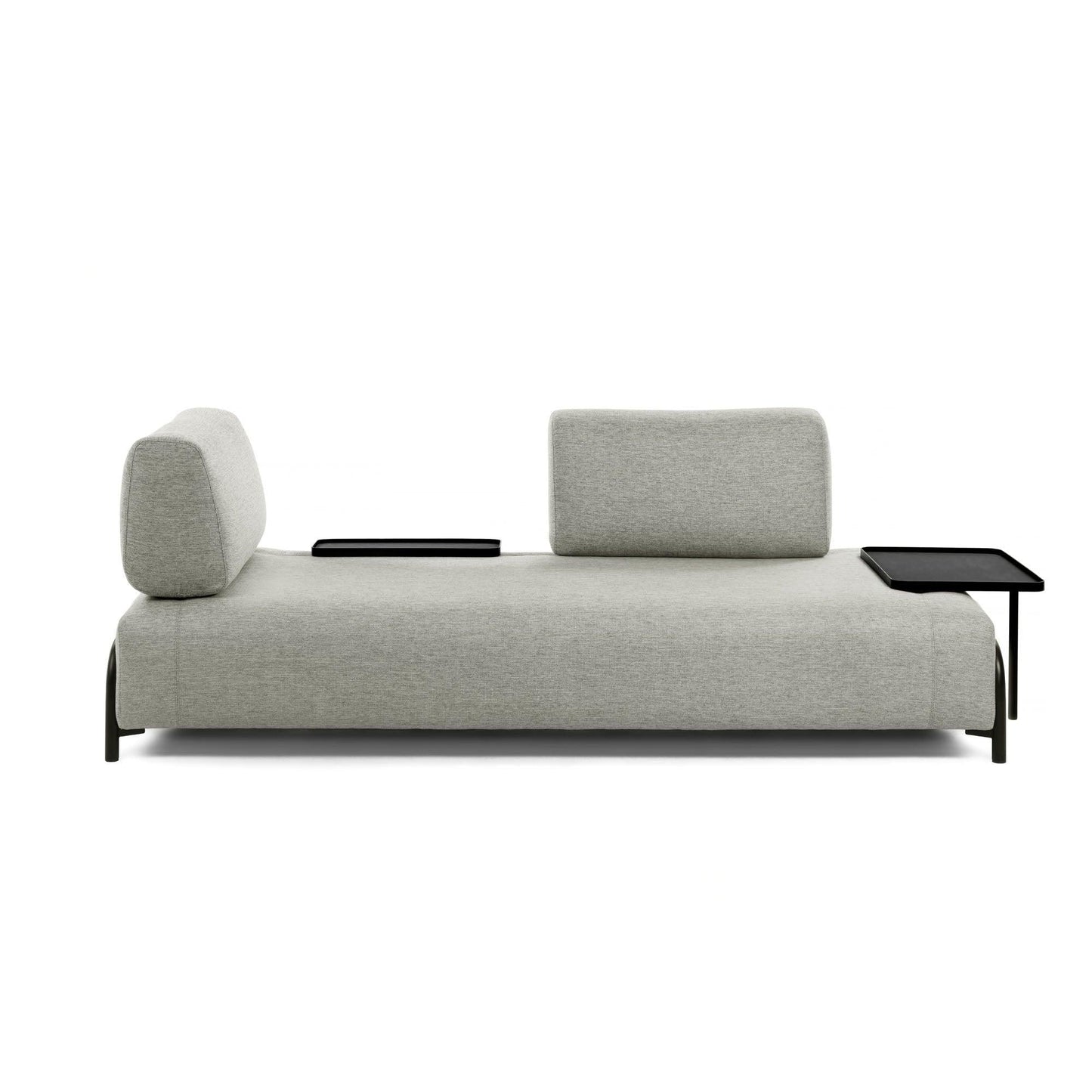 Fabric Sofa W/ Leg Tray