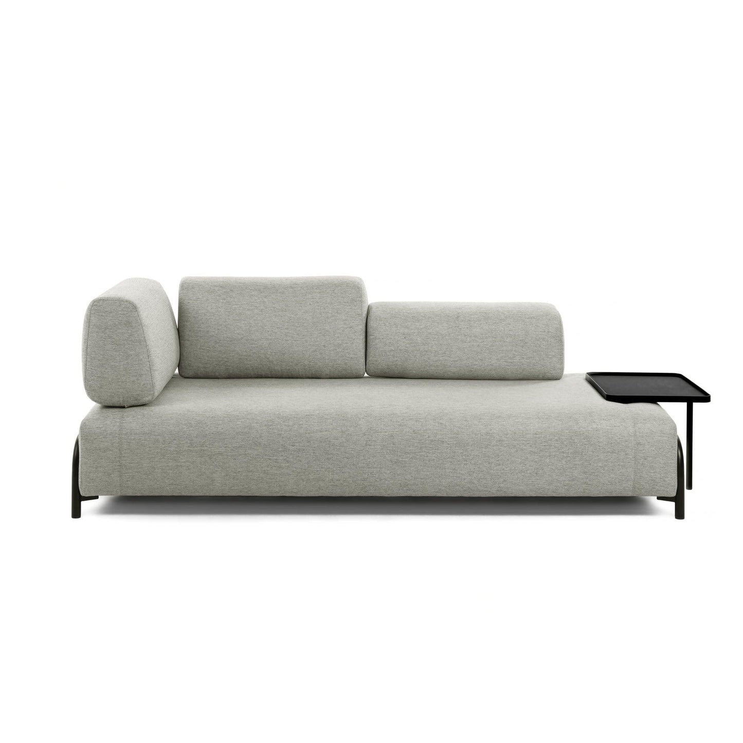 Fabric Sofa W/ Leg Tray