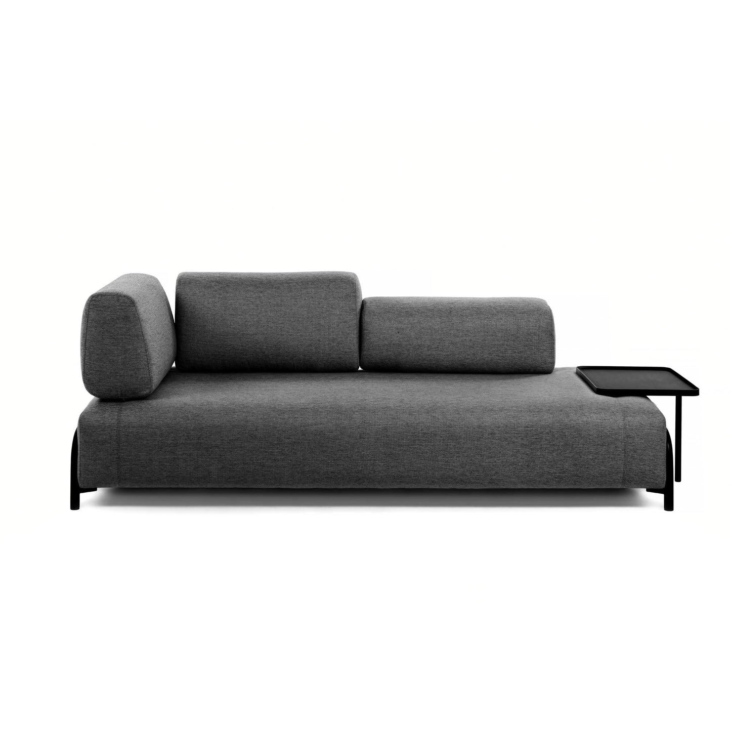 Fabric Sofa W/ Leg Tray