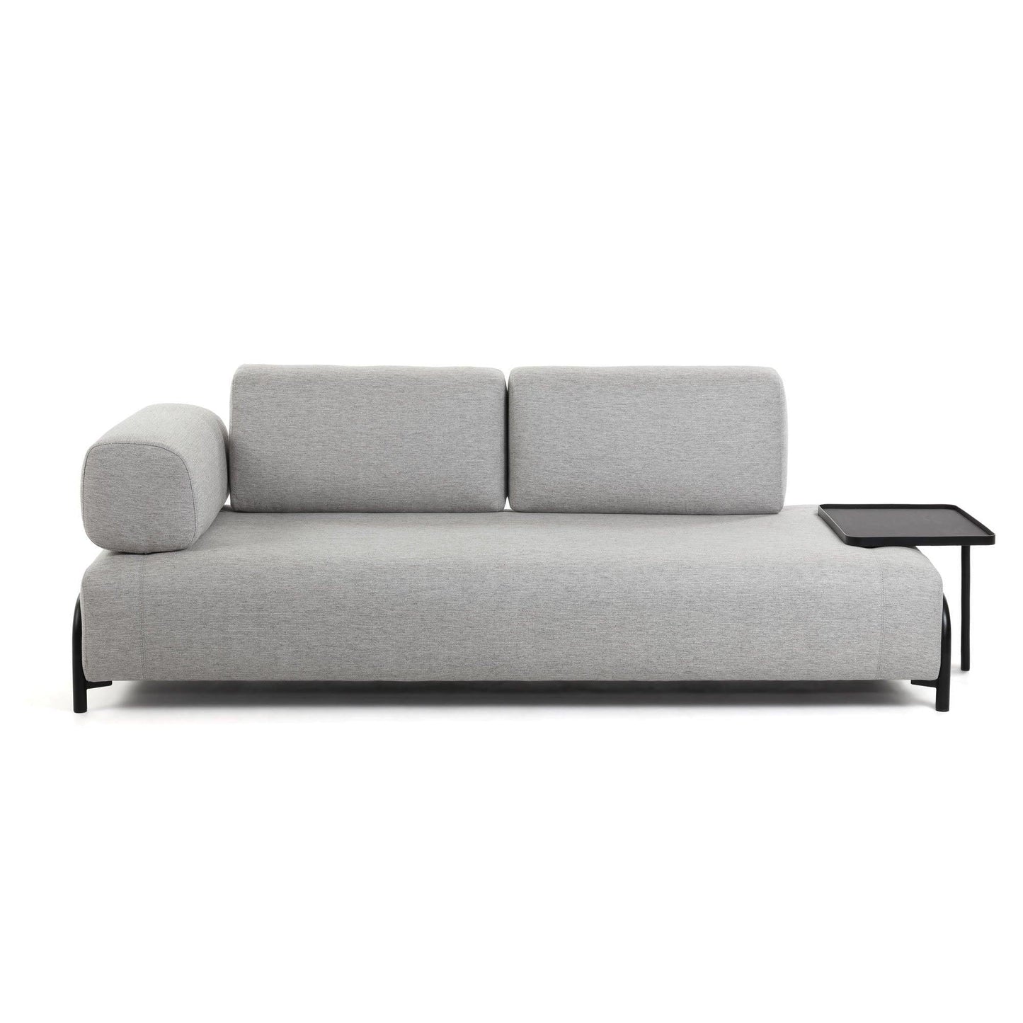 Fabric Sofa W/ Leg Tray