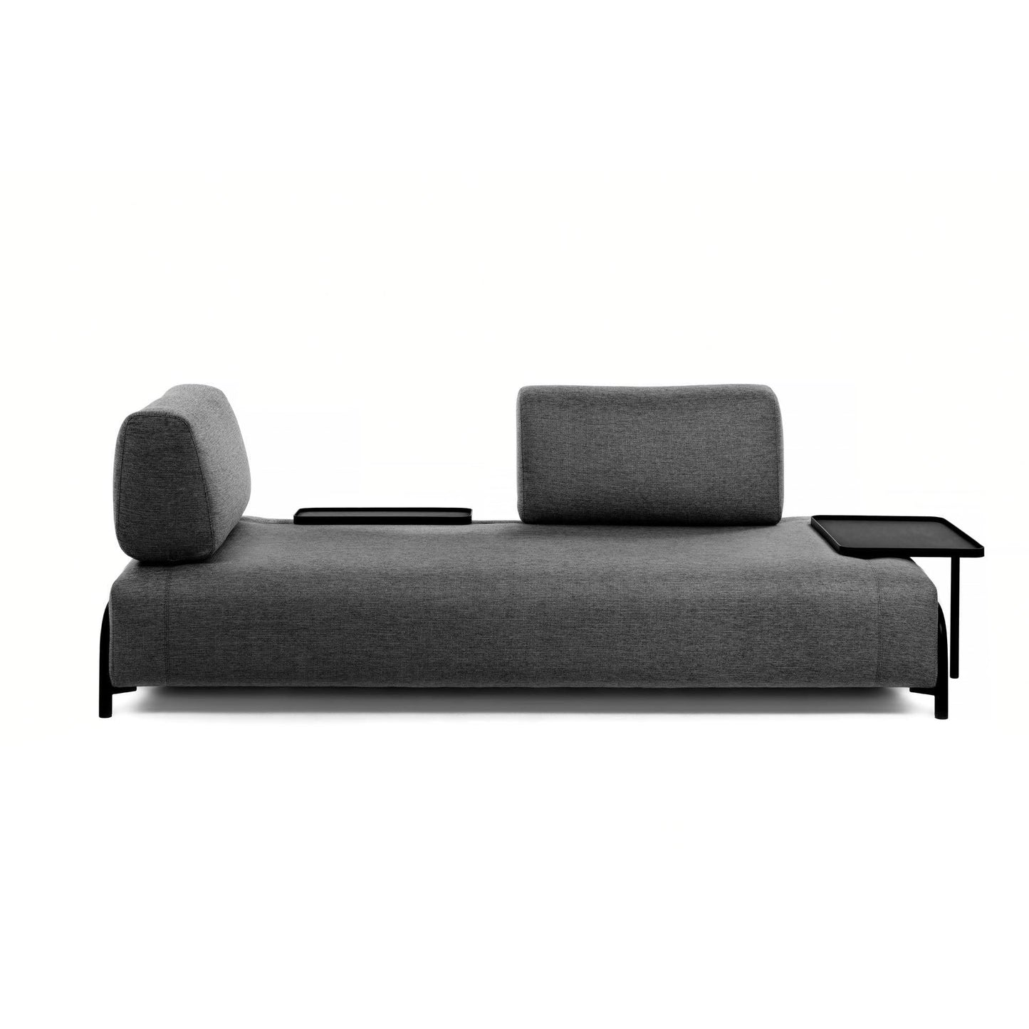 Fabric Sofa W/ Leg Tray