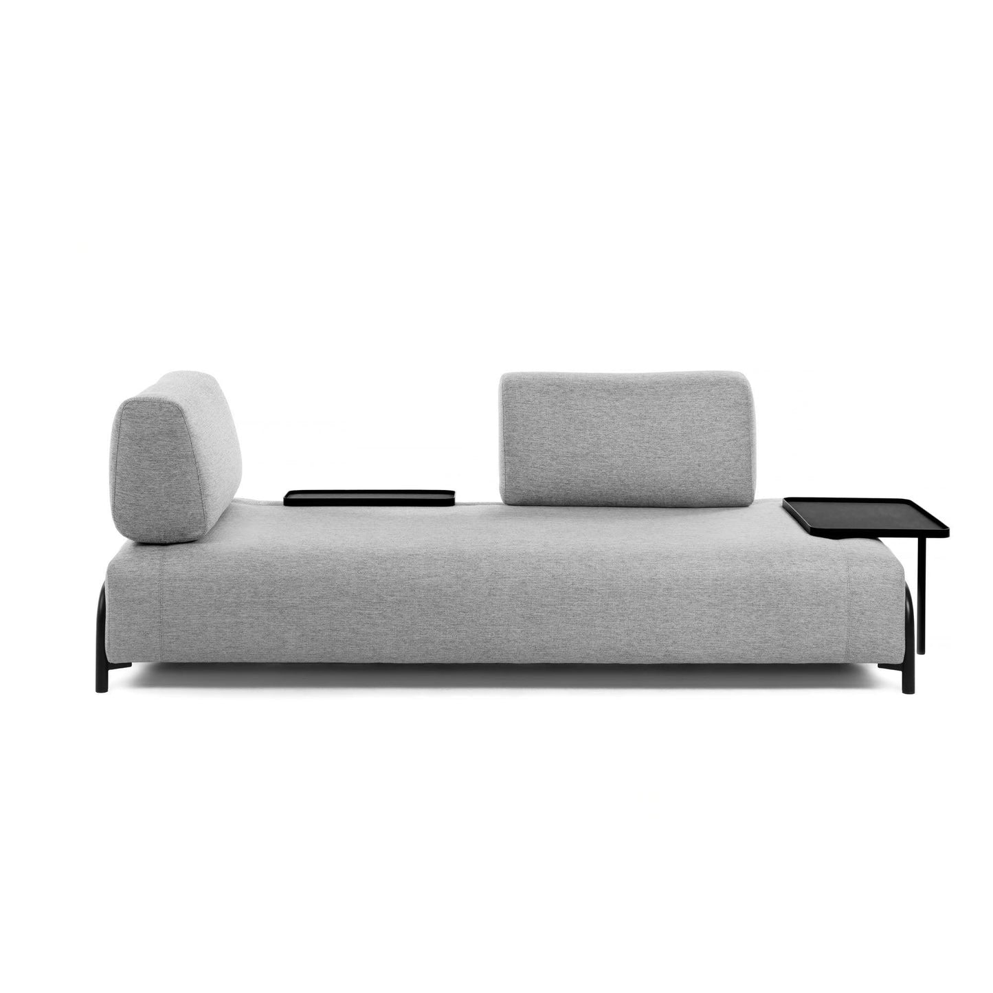 Fabric Sofa W/ Leg Tray